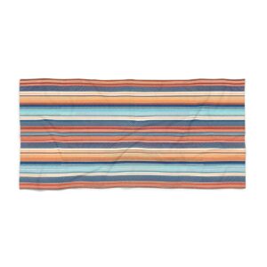 Sunset Stripes Beach Towel