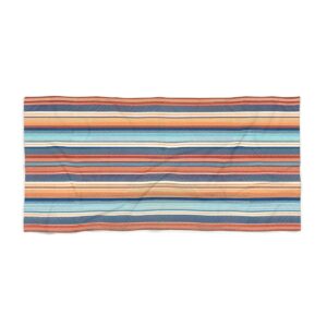 Sunset Stripes Beach Towel