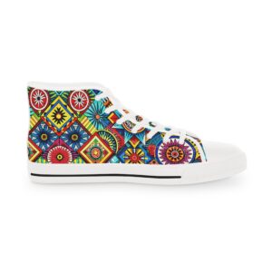 Mosaic Marvels Top Sneakers