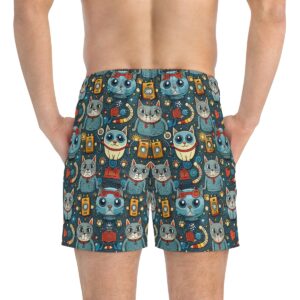 CatCam Vibes Swim Trunks