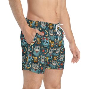 CatCam Vibes Swim Trunks