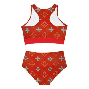 Floral Fiesta Sporty Bikini Set