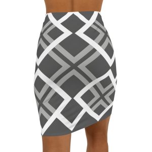 Women’s Mid-Waist Pencil Skirt (AOP)