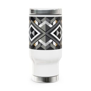 Stainless Steel Travel Mug with Handle, 14oz