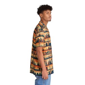 Cityscape Sunset Hawaiian Shirt