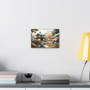 Autumn Serenity Canvas Art – Tranquil Landscape Decor