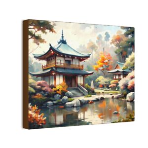 Autumn Serenity Canvas Art – Tranquil Landscape Decor