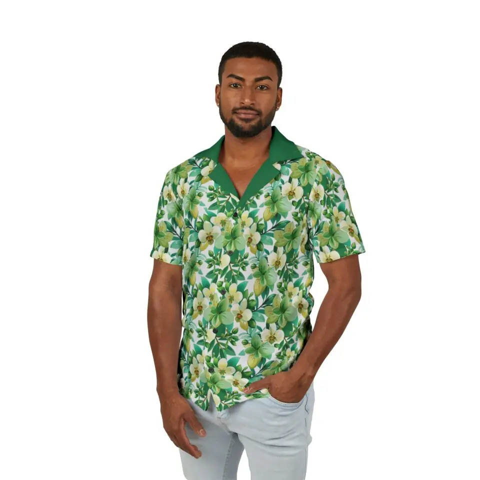 Men's Hawaiian Camp Shirt (AOP)