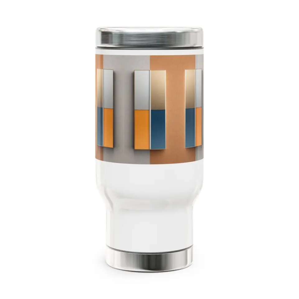 Stainless Steel Travel Mug with Handle, 14oz