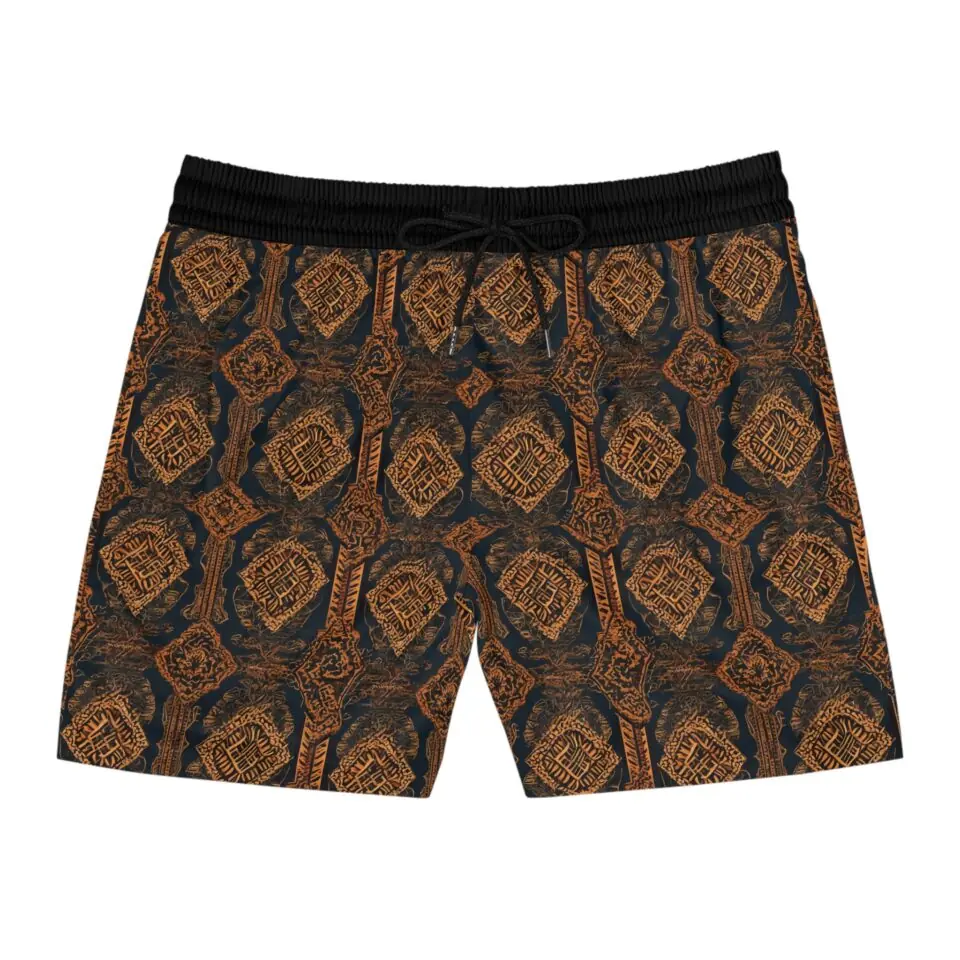 Men's Mid-Length Swim Shorts (AOP)