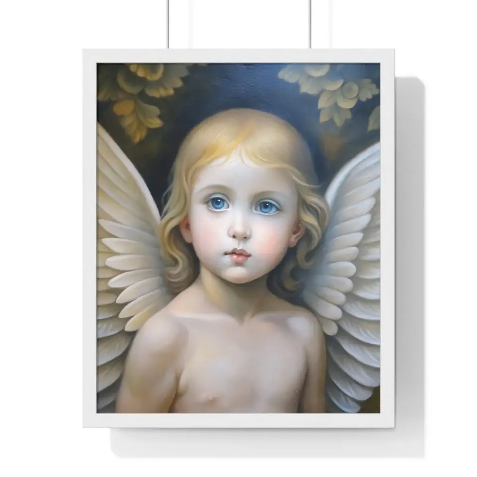 Angel Framed Poster | Ethereal Home Decor for Art Lovers