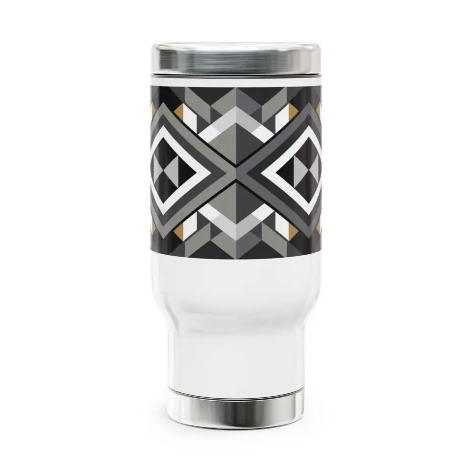 Stainless Steel Travel Mug with Handle, 14oz
