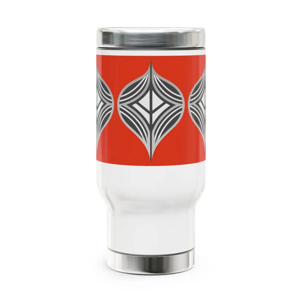 Stainless Steel Travel Mug with Handle, 14oz