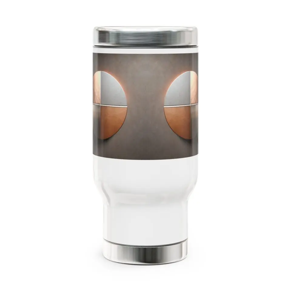 Stainless Steel Travel Mug with Handle, 14oz