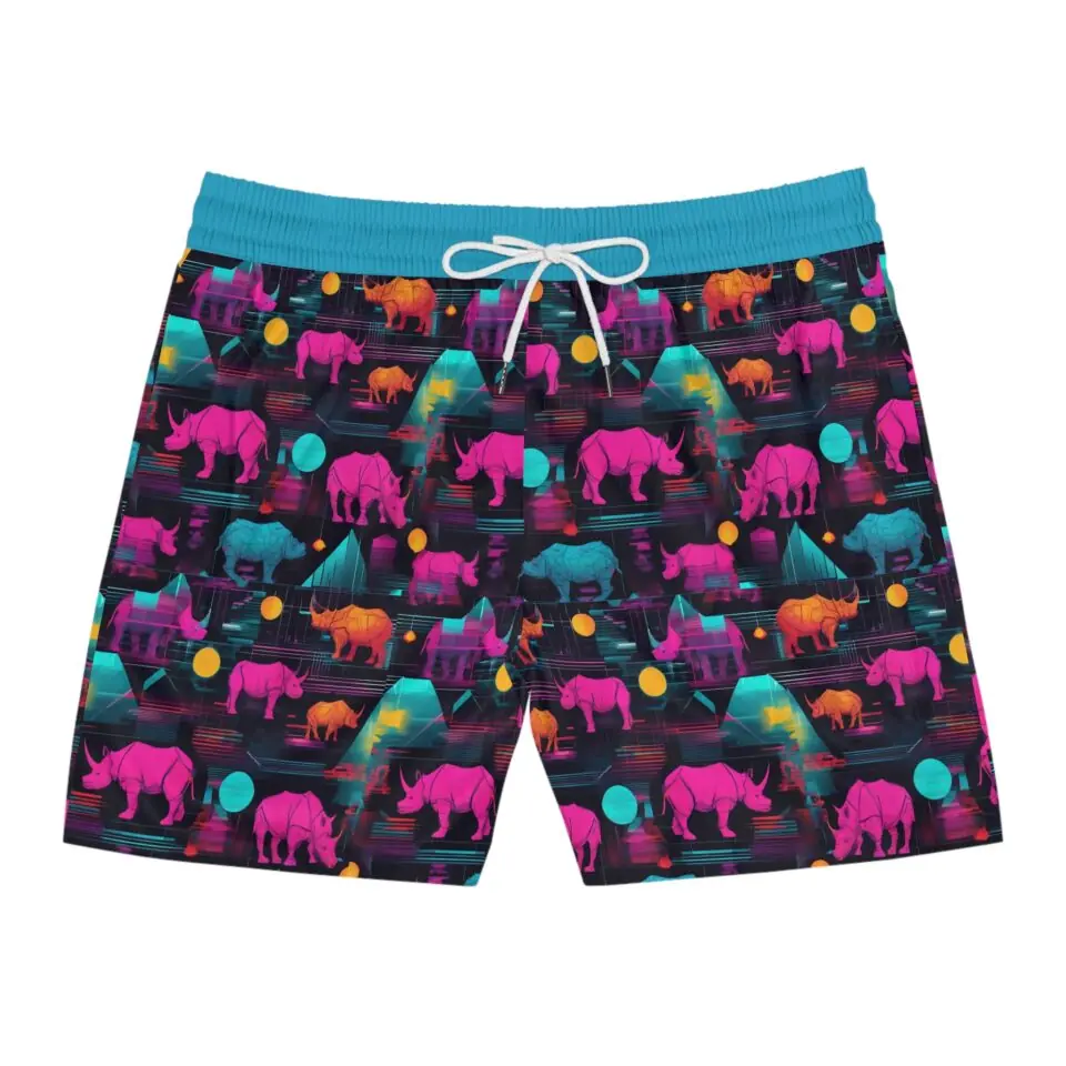 Men's Mid-Length Swim Shorts (AOP)