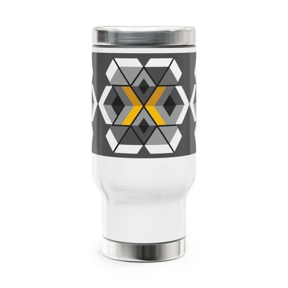 Stainless Steel Travel Mug with Handle, 14oz